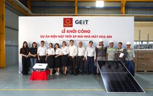 GEIT khởi công dự án điện mặt trời mái nhà thứ 10 cùng Tập đoàn Hoa Sen