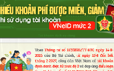 Sử dụng VNeID mức 2 được miễn, giảm nhiều khoản phí, lệ phí