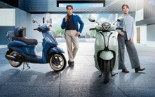 Yamaha Grand Filano Hybrid trình làng màu mới đe dọa Honda Lead bằng công nghệ tiết kiệm xăng vượt trội
