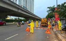 Mưa to tầm tã suốt đêm, Hà Nội không ghi nhận điểm ngập