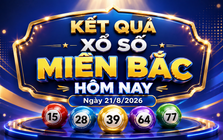 XSMB 21/8 - Kết quả xổ số miền Bắc hôm nay thứ Sáu ngày 21/8/2026