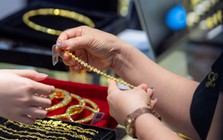 Giá vàng lên mức cao nhất trong tháng