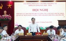 Chương Mỹ lấy hài lòng của người dân về cấp sổ đỏ làm thước đo cán bộ