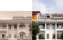 Gộp hai căn nhà phố thành một mặt tiền