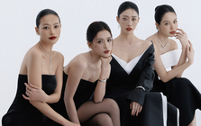 4 nàng hậu đình đám đọ sắc trong một khung hình, nổi bật với BST trang sức xa xỉ đến từ Paris
