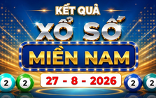 XSMN 27/08 - Xổ số miền Nam hôm nay ngày 27/08/2026