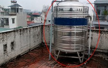 Lời khuyên cho những gia đình đang đặt bồn nước trên sân thượng