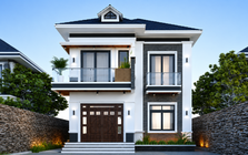 Chi phí xây nhà mái Nhật 2 tầng 130m² bao nhiêu?