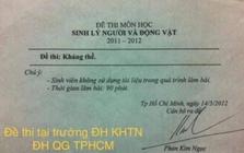 Đề thi chỉ có duy nhất 2 TỪ của một trường ĐH đang khiến cư dân mạng toát mồ hôi, nhìn tên người ra đề càng phục sát đất!