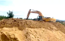 Bị phạt 350 triệu đồng vì khai thác cát trái phép ở bãi bồi sông Kôn