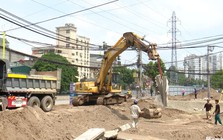 Nhịp thi công sôi động trên công trường dịp Quốc khánh 2-9