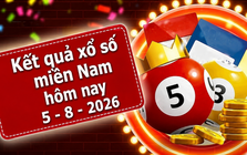 XSMN 5/8 - Kết quả XSMN hôm nay thứ Tư ngày 5/8/2026
