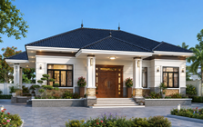 Chi phí xây nhà mái Nhật 1 tầng 3 phòng ngủ 100m² bao nhiêu?