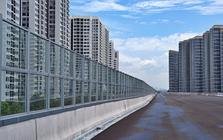 Cận cảnh gần 7 km gắn 'tường' chống ồn trên Vành đai 3 qua khu đô thị TP.HCM