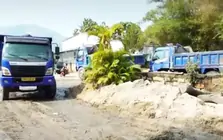 Đường dây khai thác cát trái phép thu lợi hàng tỷ đồng