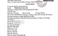 Công an truy tìm người có tên Trịnh Quang Nam SN 1999