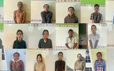 Bắt tạm giam Lê Thị Bích Phương và 11 người khác, thu giữ 116 triệu đồng, 17 xe máy