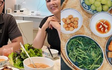 Cơm nhà MC Thu Hoài và chồng Phó chủ tịch