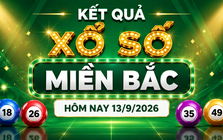XSMB 13/9 - Kết quả xổ số miền Bắc hôm nay Chủ nhật ngày 13/9/2026