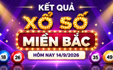 XSMB 14/9 - Kết quả xổ số miền Bắc hôm nay thứ Hai ngày 14/9/2026