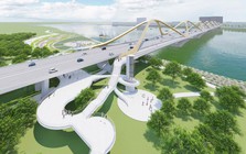 Một năm nữa, Hà Nội sẽ hoàn thành cây cầu vượt sông Hồng vốn 16.200 tỷ đồng nối khu phố cổ với Long Biên, sở hữu thiết kế "vòm vô cực" độc đáo