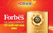 HDBank tiếp tục vào Top 50 Forbes Việt Nam trong bước chuyển lớn của thị trường vốn