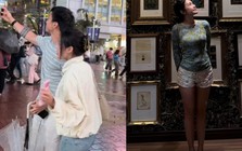 Cam thường check nhan sắc Doãn Hải My khi ở bên Văn Hậu trên phố ở Nhật Bản