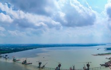 Tăng tốc thi công cầu Hồng Hà thuộc Vành đai 4 - Vùng Thủ đô
