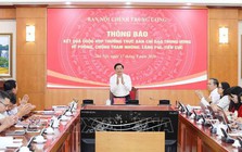 Kỷ luật 6 cán bộ diện Trung ương quản lý; khởi tố một số vụ án tham nhũng, tiêu cực đặc biệt nghiêm trọng trong lĩnh vực y tế, giáo dục, nông nghiệp, thủy sản...