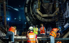 Metro Nhổn - ga Hà Nội: Đường hầm đạt hơn 94%, thi công gối đầu để rút ngắn tiến độ