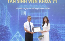 Trường ĐH 60 năm tuổi ở Hà Nội vừa trao loạt học bổng danh giá, sinh viên xuất sắc nhất nhận 20 triệu đồng
