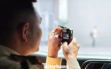 CSGT Hà Nội ghi hình xử phạt hàng loạt xe limousine vi phạm