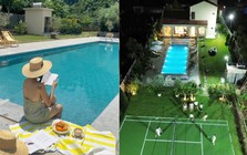 Đại gia đình 15 người nghỉ dưỡng tại villa riêng cách Hà Nội 40km, không cần săn vé máy bay, check-in...