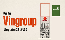 Vingroup tăng gần 525.000 tỷ đồng vốn hóa sau 8T2026: Phần tăng thêm còn lớn hơn cả giá trị Vietcombank