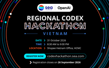 Sắp đóng cổng đăng ký Sea x OpenAI Codex Hackathon - cuộc thi dành cho cộng đồng AI Việt