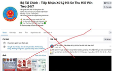 Cảnh giác trang Facebook giả mạo “Bộ Tài chính” để lừa đảo người dân