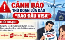 Infographic: Cảnh báo thủ đoạn lừa đảo “bao đậu visa”
