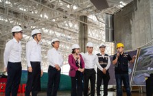 Nguyên lãnh đạo Đảng và Nhà nước đến thăm các dự án APEC đang thi công ‘thần tốc’ tại Phú Quốc