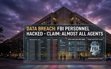 Hacker tuyên bố nắm dữ liệu nhạy cảm của ‘gần như toàn bộ đặc vụ FBI’