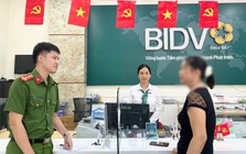 1 khách hàng SN 1970 đến BIDV để thực hiện giao dịch số tiền 25 triệu đồng: Công an nhận tin báo vào cuộc xác minh