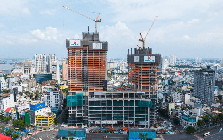 Tòa tháp đôi 235 m cao nhất Việt Nam tăng tốc thi công, đang lắp kính: Thương hiệu khách sạn xa xỉ bậc nhất thế giới lần đầu xuất hiện, dưới lòng đất có một điểm hiếm có