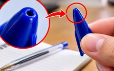 Hơn 90% người dùng không biết công dụng của chiếc lỗ trên nắp bút bi