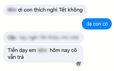 Nhận tin nhắn mẹ học sinh hỏi "Thích nghỉ Tết không?", nữ gia sư đáp "Dạ có": Diễn biến sau đó khiến cô vô cùng xúc động