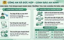Công an cảnh báo phụ huynh, sinh viên nhận được tin nhắn có nội dung sau