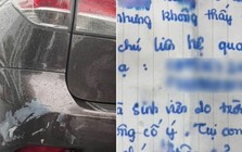Nữ sinh đợi cả tiếng dưới mưa, để lại thư xin lỗi cùng số điện thoại: Chủ xe đưa ra quyết định bất ngờ