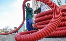 Hà Nội: Toàn cảnh Vành đai 2,5 đoạn Cầu Giấy tăng tốc về đích dịp 10/10