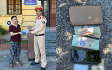 Công an xác minh loạt tờ tiền mệnh giá 20.000 - 500.000 đồng rơi trên đường