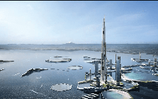 Toà nhà cao gần gấp 4 lần Landmark 81: 421 tầng được xây dựng, là nơi sinh sống cho 55.000 người, chịu được bão và triều cường