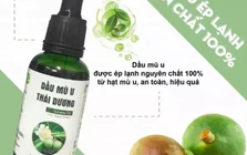 Buộc tiêu hủy dầu mù u Thái Dương, gel tắm gội toàn thân Oatrum