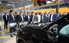 Thăm nhà máy VinFast, Tổng thống Myanmar bày tỏ ấn tượng với 3 thứ của hãng xe “Made in Vietnam”